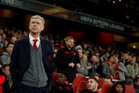 Soccer Football - Europa League Quarter Final First Leg - Arsenal vs CSKA Moscow - Emirates Stadium, London, Britain - April 5, 2018 Arsenal manager Arsene Wenger before the match Action Images via Reuters/John Sibley