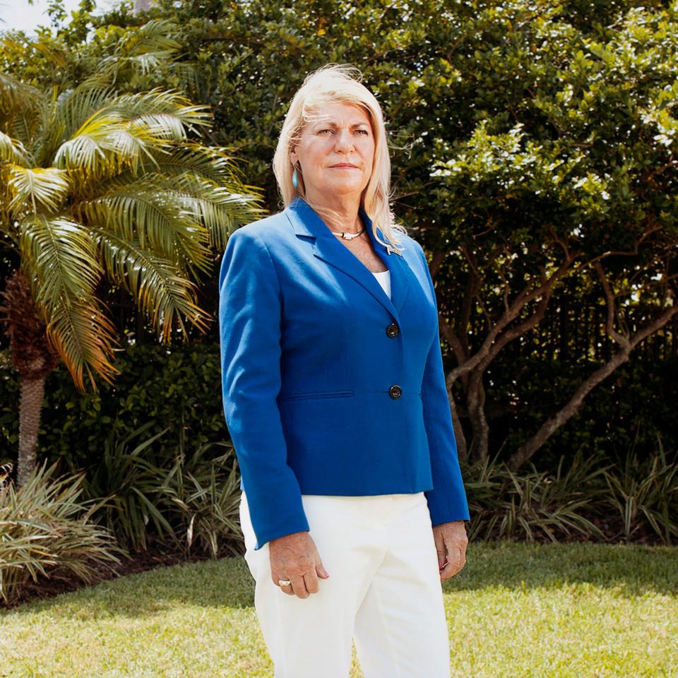 Portrait of General Ann Dunwoody, photographed in the compound of her home in Tampa, FL, August 26, 2016.