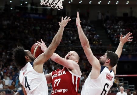 Basketball - FIBA World Cup - Classification Games 7-8 - United States v Poland