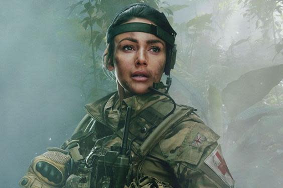 Keegan plays Sergeant Georgie Lane in the military drama 'Our Girl' (Picture credit: BBC)