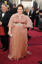 Melissa McCarthy arrives at the 84th Annual Academy Awards in Hollywood, CA.