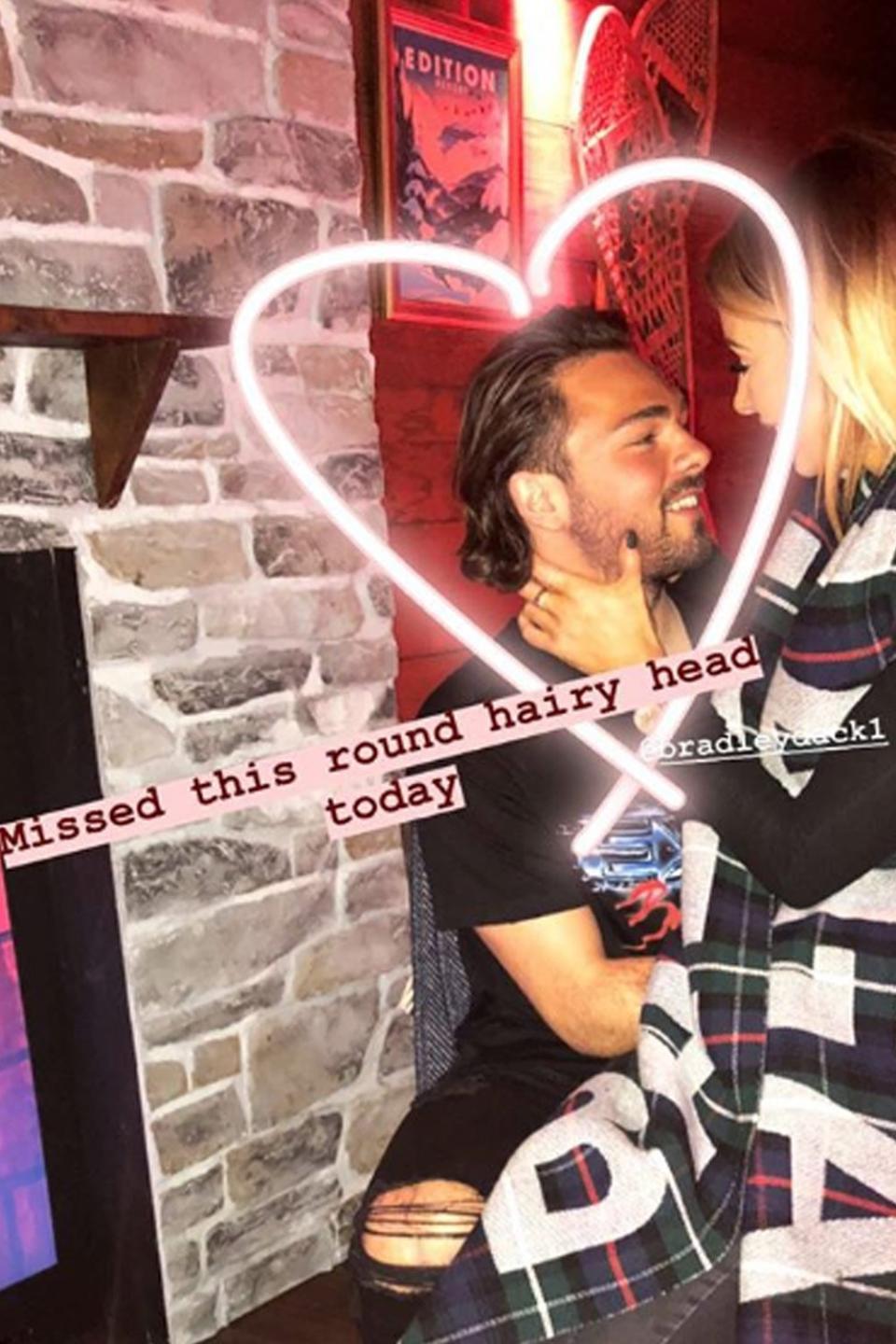 Loved up: Olivia Attwood and Bradley Dack (Instagram / Olivia Attwood)