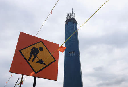 A view of The Exchange 106 (formerly TRX Signature Tower) currently under construction in Kuala Lumpur, Malaysia May 31, 2018. Picture taken May 31, 2018. REUTERS/John Geddie