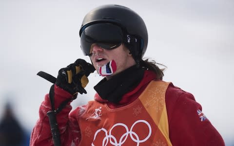 James Woods of Great Britain during the Freestyle Skiing Men's slopestyle final on day nine of the PyeongChang 2018 Winter Olympic Games at Phoenix Snow Park on February 18, 2018 in Pyeongchang-gun, South Korea - Credit: Getty Images