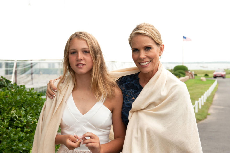 <p>Bridget Kennedy Bailey (left) and Cheryl Hines</p>