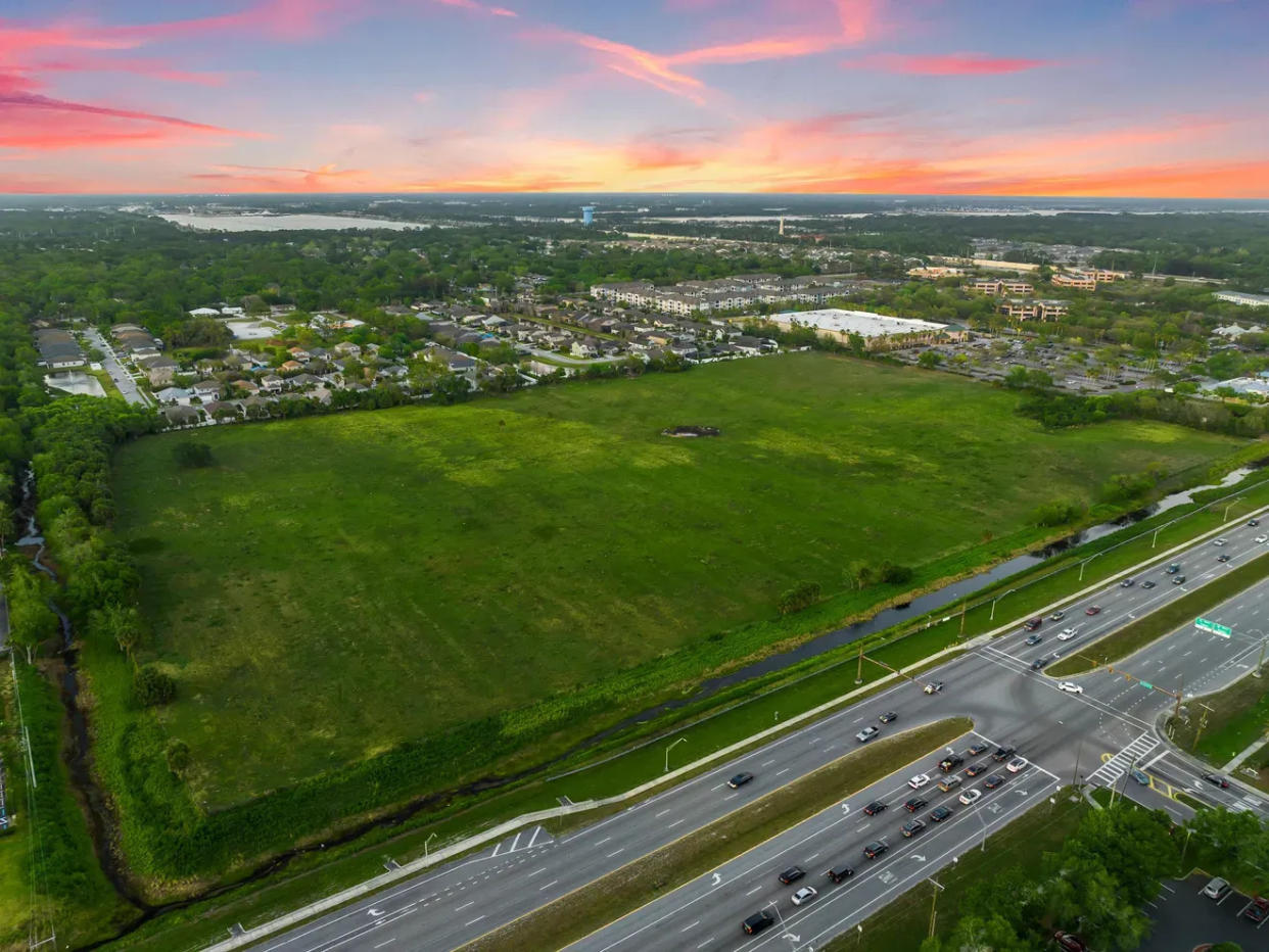 The Sarasota Orchestra closed on this 32-acre property on Fruitville Road, just west of Interstate 75, where it plans to build a music center and other buildings.