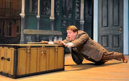 James Corden in the 2011 run of One Man, Two Guvnors - Alastair Muir for DT Arts