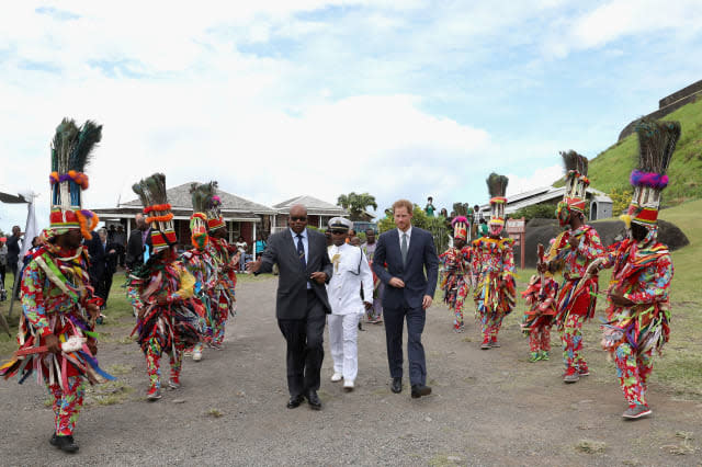 Prince Harry visit to the Caribbean - Daybean - Day Four