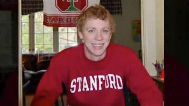 Convicted rapist Brock Turner. Photo: Supplied