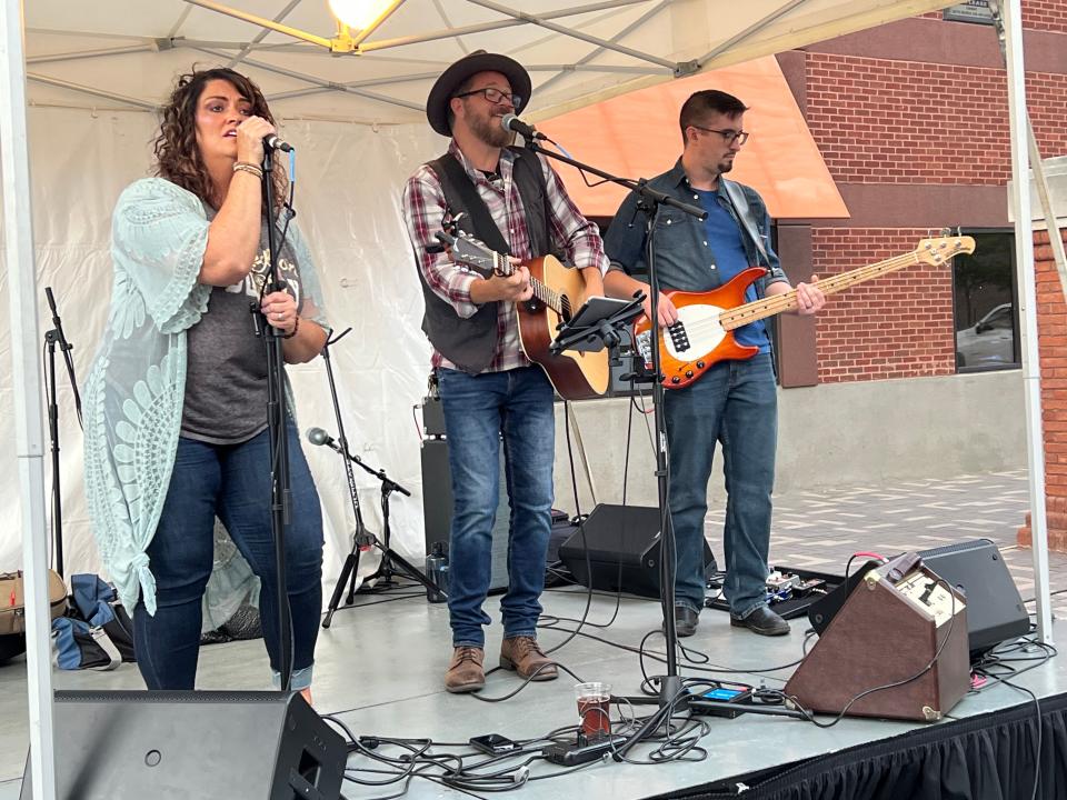 Yankee Bravo performs on stage B during the first day of the Downtown Canton Music Fest. The free two-day event is not returning to Centennial Plaza this summer.