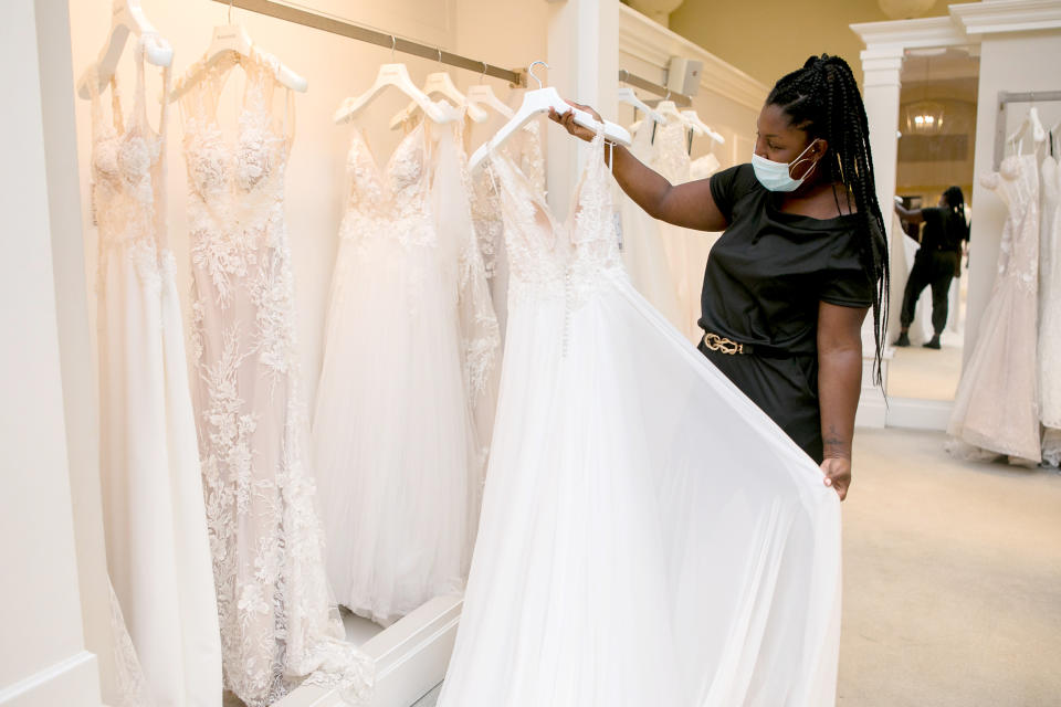 IMAGE: Bridal store in New York (Phillip Van Nostrand / Kleinfeld Bridal)