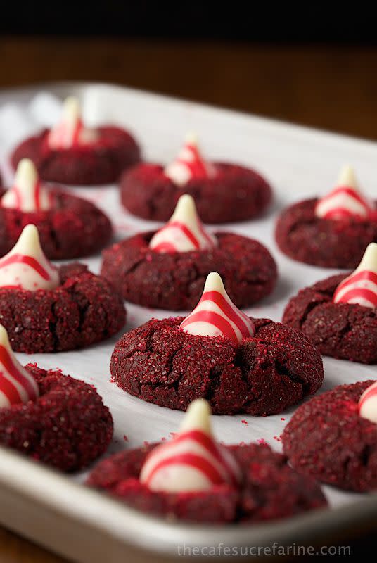 Red Velvet Kiss Cookies