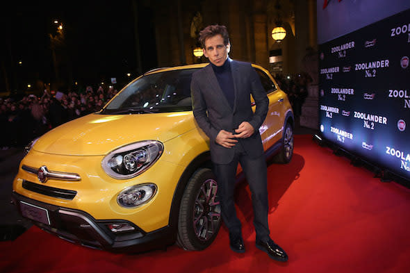 ROME, ITALY - JANUARY 30: Ben Stiller attends Zoolander No.2  Fan Screening with Fiat 500X on January 30, 2016 in Rome, Italy.  (Photo by Elisabetta Villa/Getty Images for FIAT) *** Local Caption *** Ben Stiller