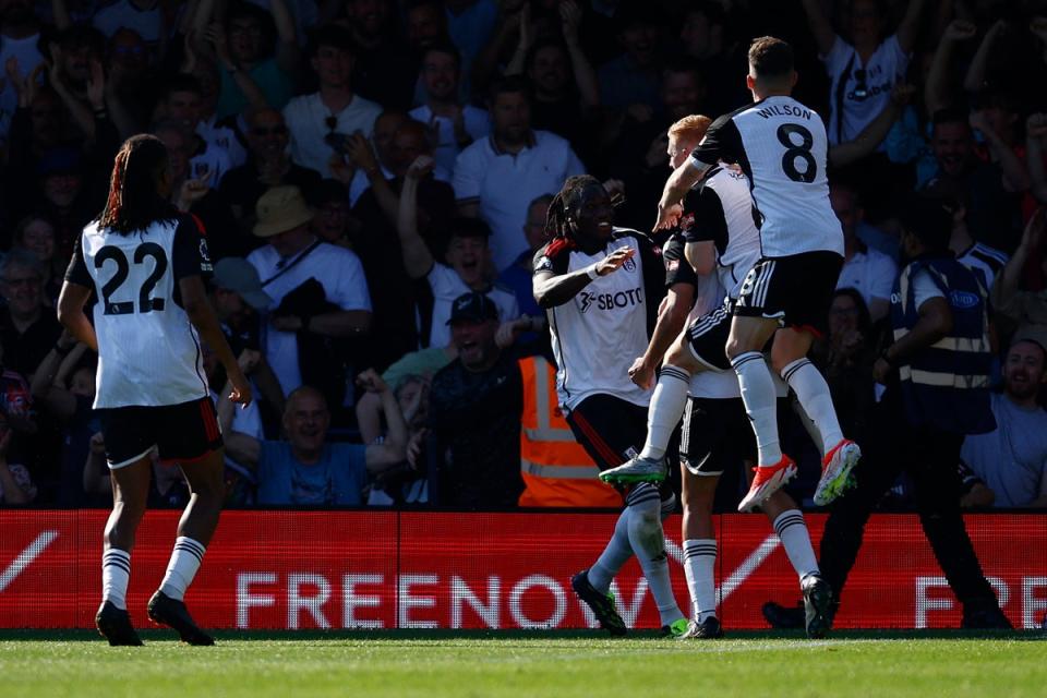 Fulham ended the season with a win over Luton (AFP via Getty Images)