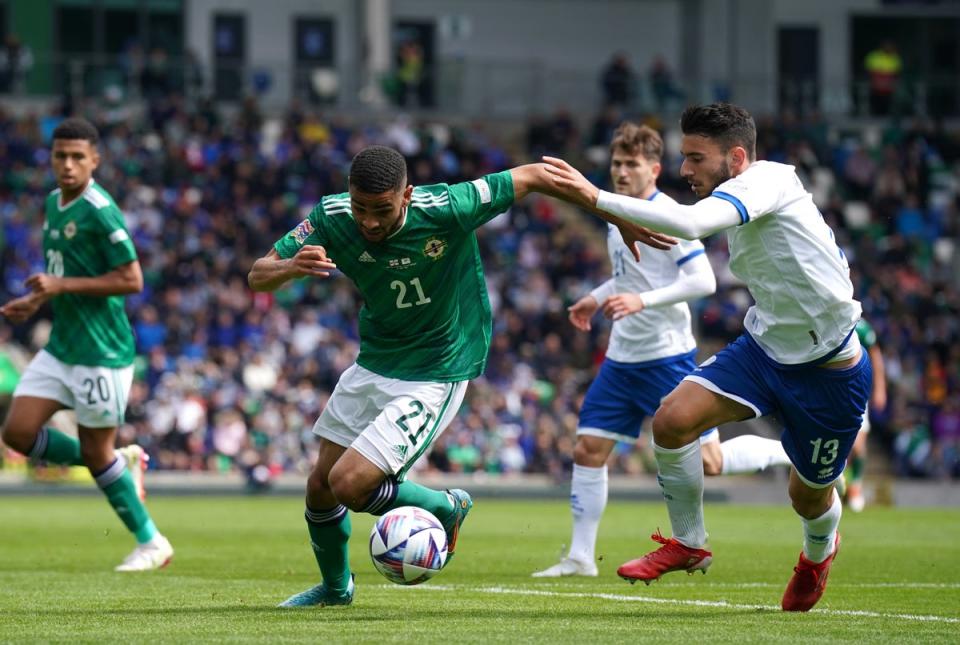 A draw with Cyprus in June meant that Northern Ireland remain winless in the Nations League (Niall Carson/PA) (PA Wire)