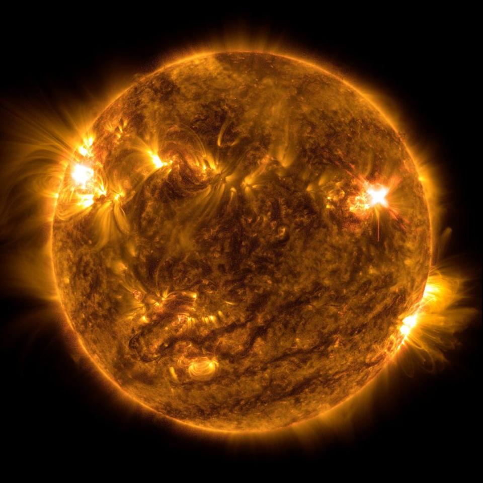 Llamarada solar de clase X1 capturada por el Observatorio de Dinámica Solar (SDO) | NASA/JPL