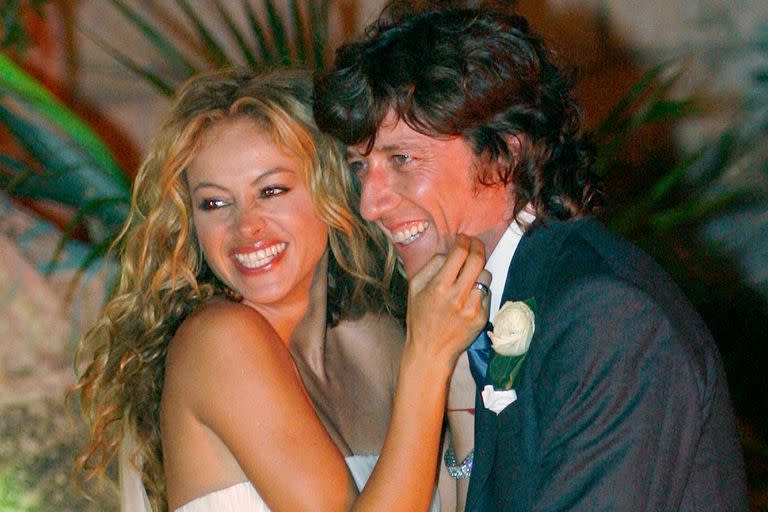Paulina Rubio y Nicolás Vallejo-Nágera, en 2007, cuando para la pareja todo era felicidad