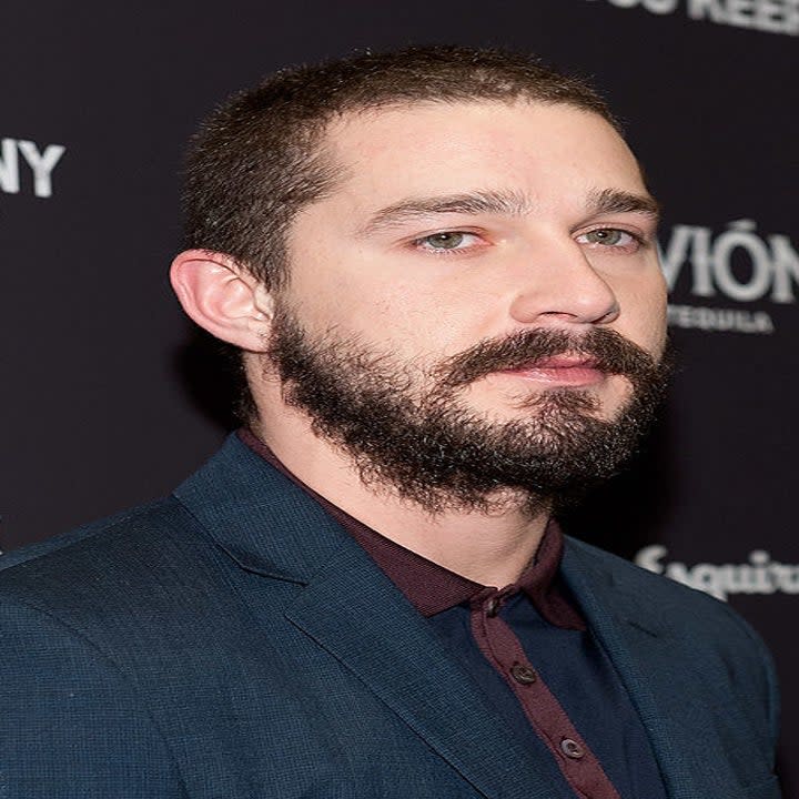 Closeup of Shia LaBeouf