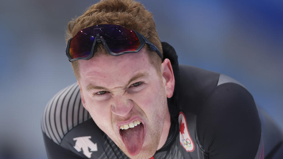 Graeme Fish of Team Canada loves to push himself to the limit in his races. (Photo by Lintao Zhang/Getty Images)