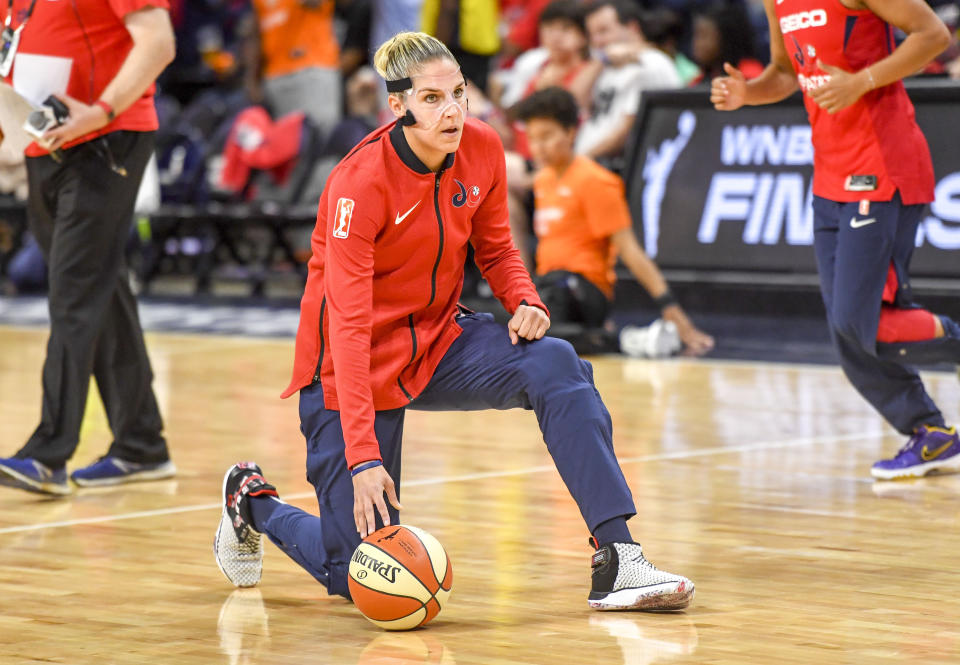 Both Elena Delle Donne and Ariel Atkins have been sidelined with back injuries this week, and are questionable for Game 3 of the WNBA Finals on Sunday.