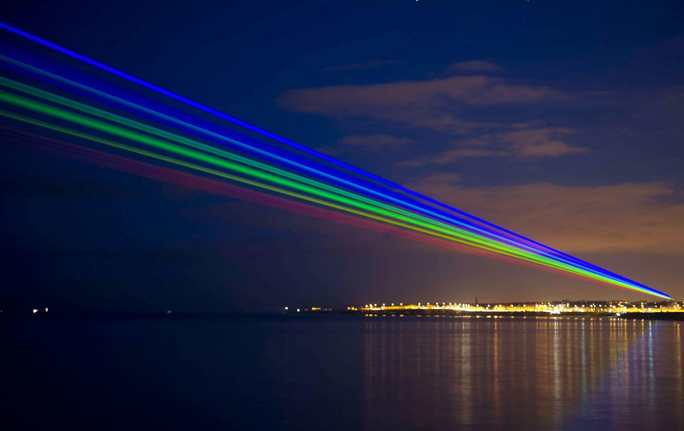 US Artist Yvette Mattern's Global Rainbow On Show In Gateshead