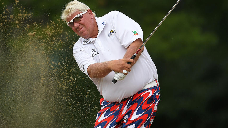 John Daly, pictured here at the Ally Challenge in 2018.