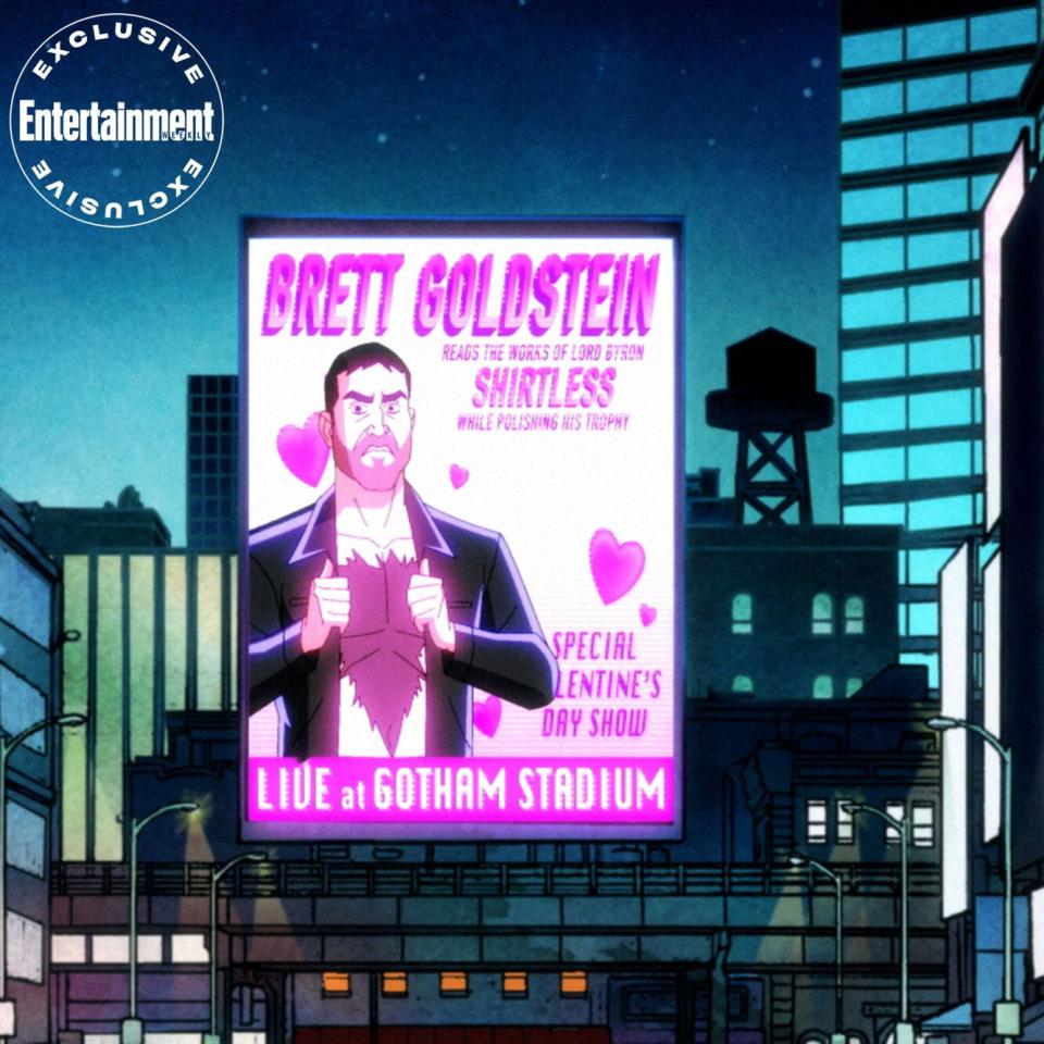 Brett Goldstein's cameo on the 'Harley Quinn' Valentine's Day special
