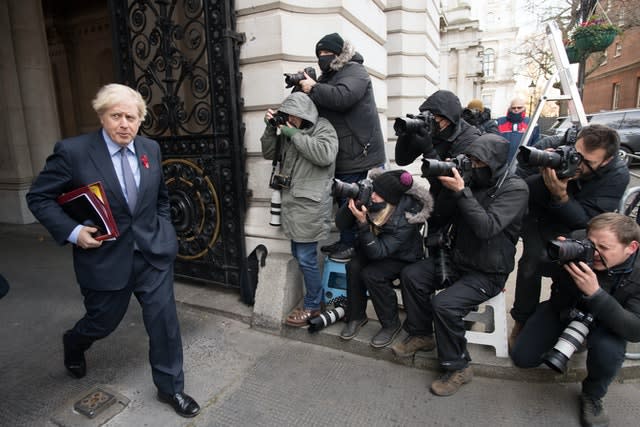 Boris Johnson is set to press ahead with plans allowing ministers to tear up the Brexit divorce deal he has already agreed (Stefan Rousseau/PA)