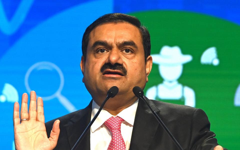 Adani Group founder Gautam Adani - INDRANIL MUKHERJEE/AFP via Getty Images