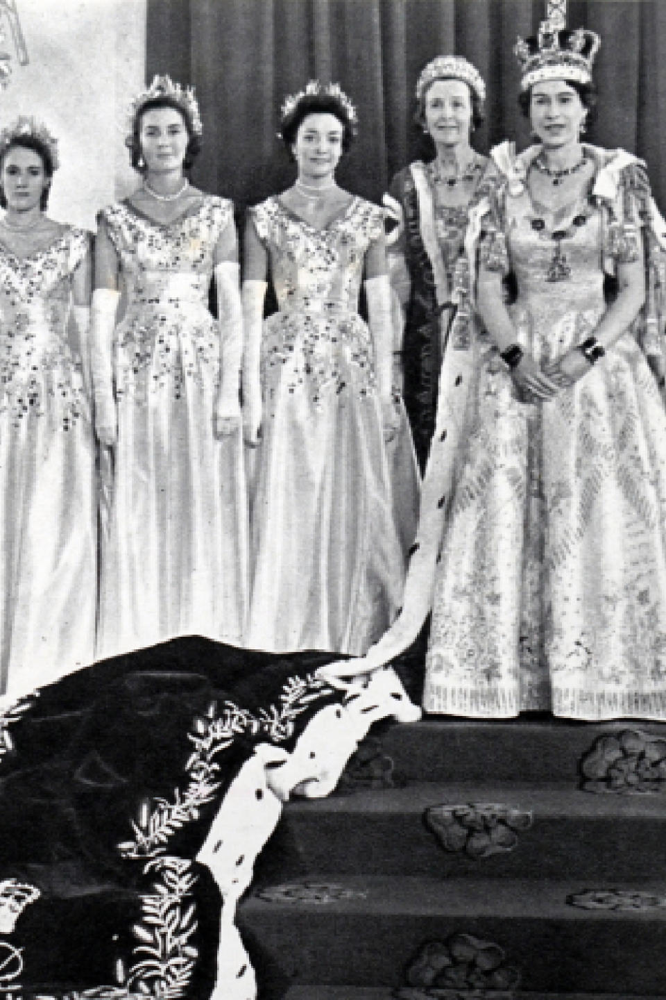 The Queen had six maids of honour