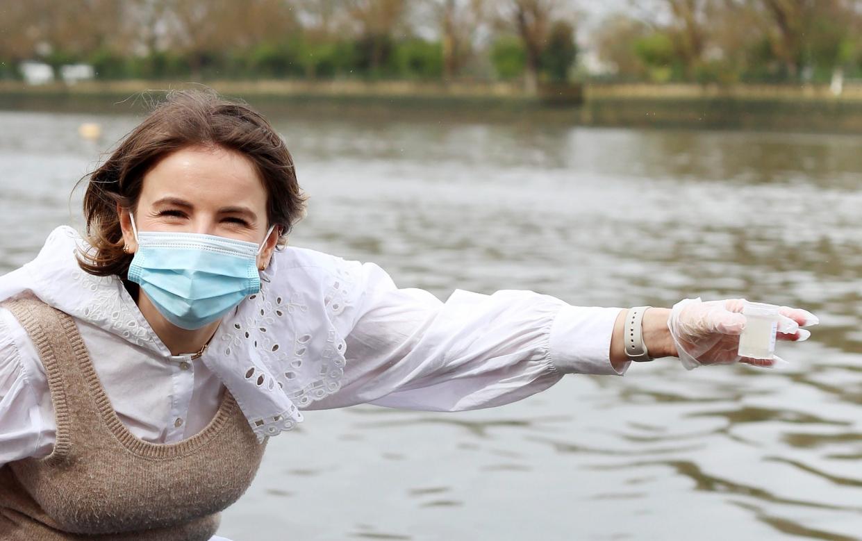 The Telegraph's Abigail Buchanan bravely volunteered to collect samples from the Thames