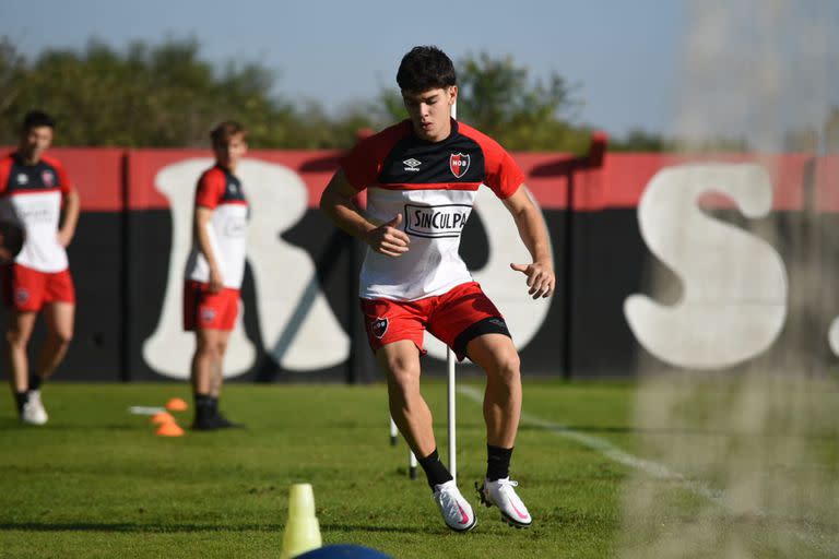 Luciano Cingolani, uno de los jóvenes delanteros que tendrá Gamboa en Newell's