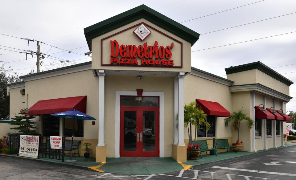 Demetrios' Pizza House on Cortez Road in Bradenton.