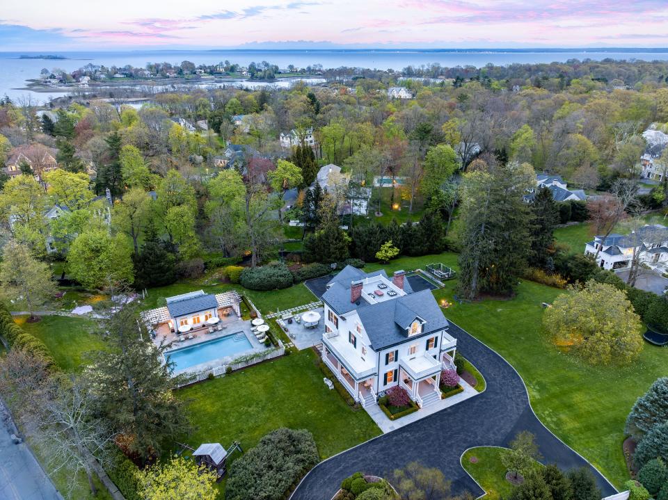 This iconic Rye home was built in the 1880s and was once home to prominent Drake-Smith family.  The current owners renovated and modernized the charming Greek Revival home which went on the market recently. It has already been sold.