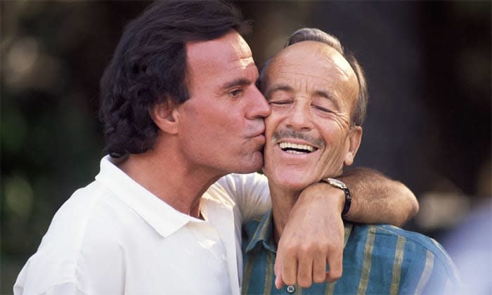 Julio Iglesias junto a su padre, Julio Iglesias Puga