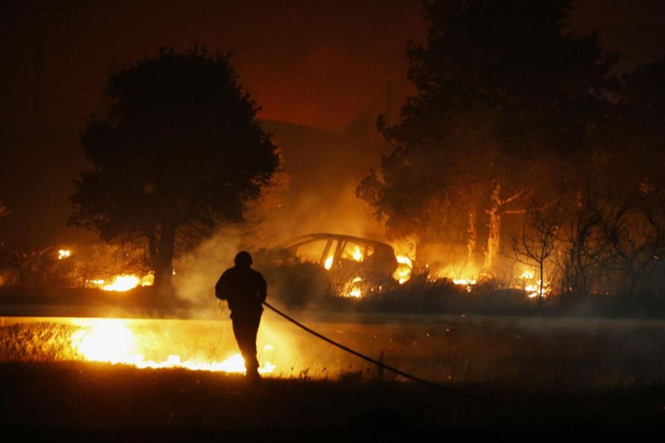 Wildfires: Flames swept though Corsica's forests (AFP/Getty Images)