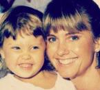 The musician recently shared this throwback photo of herself from her early days with her mum.