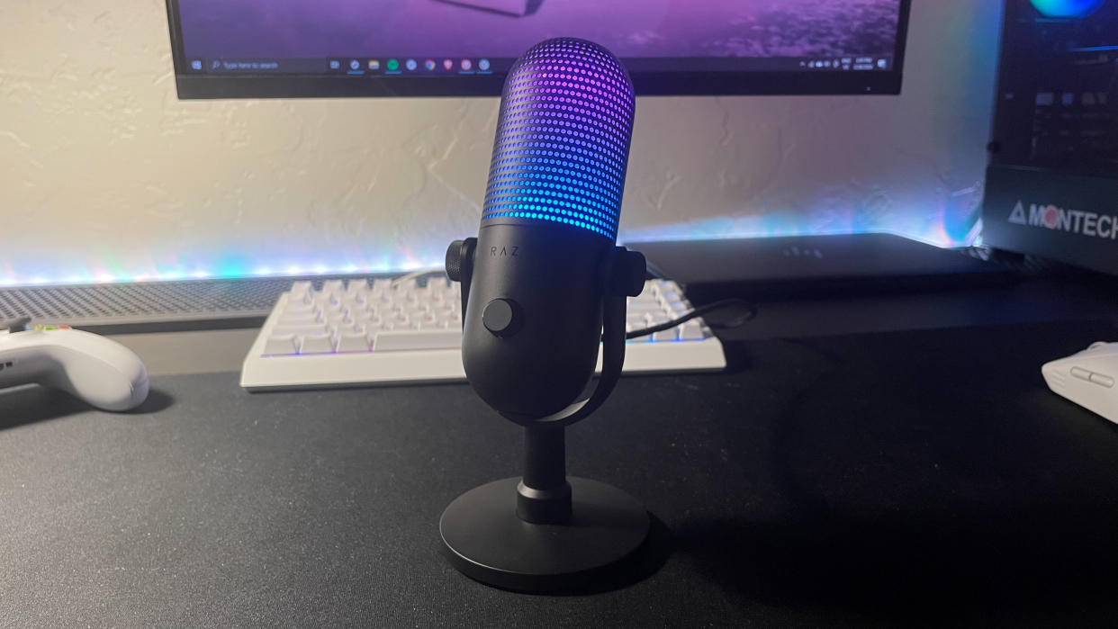  The Razer Seiren V3 Chroma USB mic. 