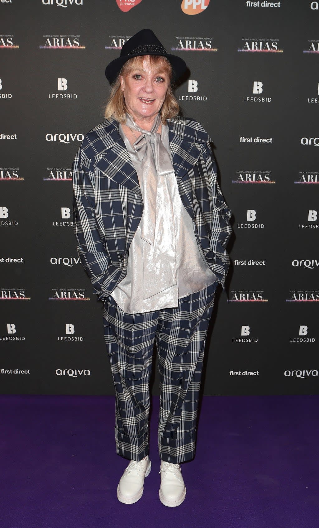 File photo dated 18/10/18 of Janice Long arriving at the The Audio and Radio Industry Awards (ARIAS) at the First Direct Arena in Leeds. BBC radio presenter Janice Long, who was the first regular female presenter on Top Of The Pops, has died at the age of 66. Issue date: Sunday December 26, 2021. (PA Wire)