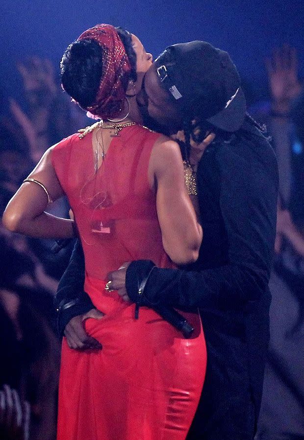 Rihanna et ASAP Rocky aux MTV Video Music Awards en 2012