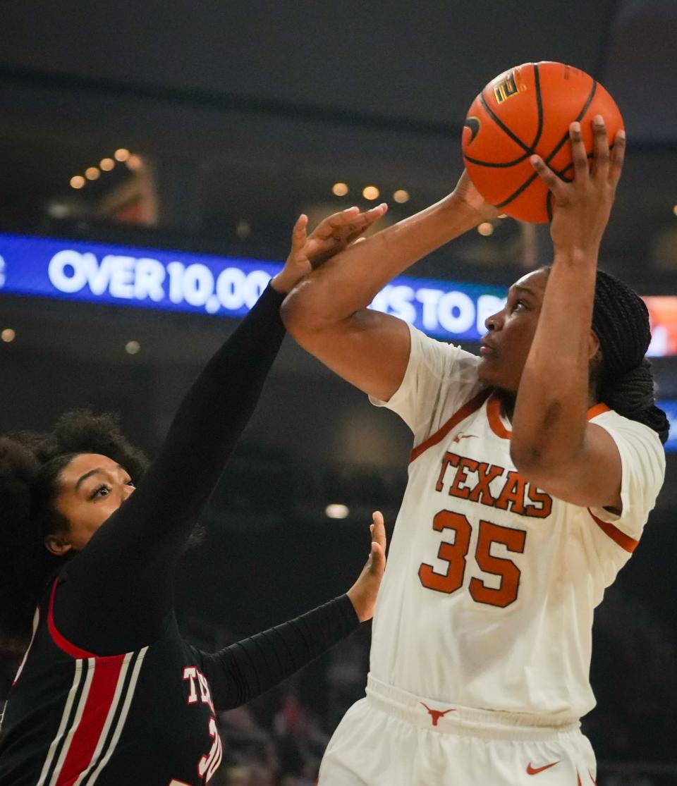 Texas point guard Madison Booker, who was named a second-team All-American this week, is averaging 16.9 points, 4.9 assists and 4.8 rebounds as a freshman.
