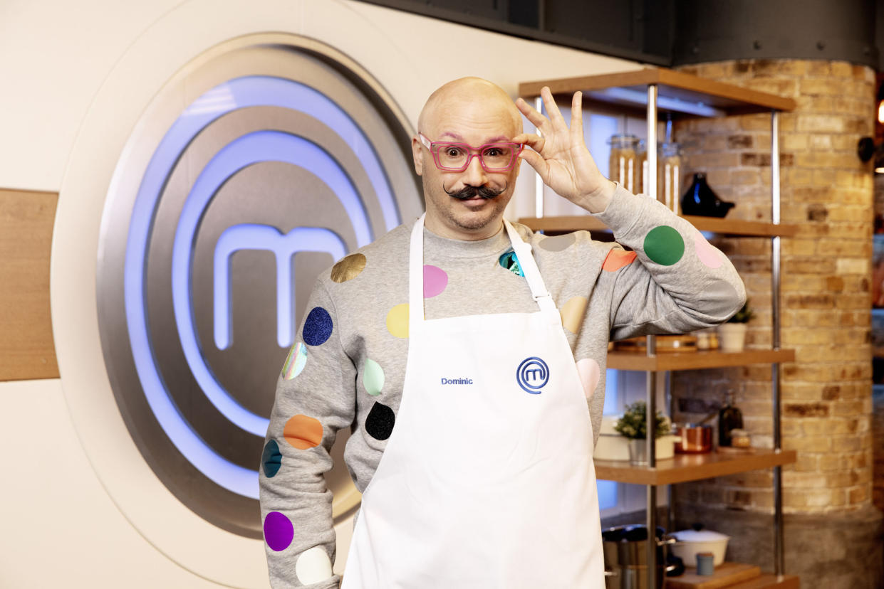 Celebrity MasterChef's Dominic Skinner. (BBC)