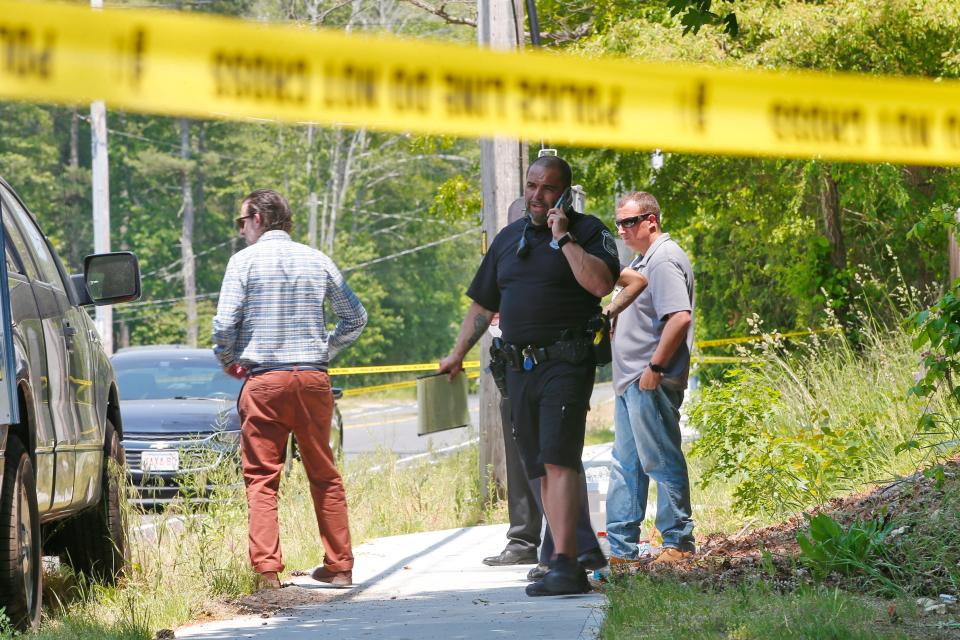 Bristol County District Attorney's office and New Bedford police were on site at 1643 Phillips Road in New Bedford Friday morning where Quinn said a murder-suicide occurred.