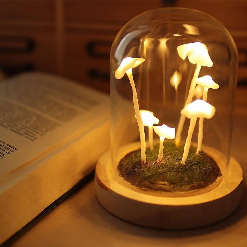 17) Enchanted Mushroom Lamp DIY Kit