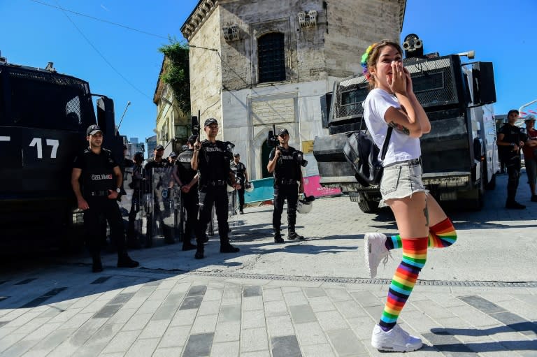The annual gay pride rally in Istanbul -- once a hugely popular event --- has been blocked by authorities for three years in a row also on security grounds