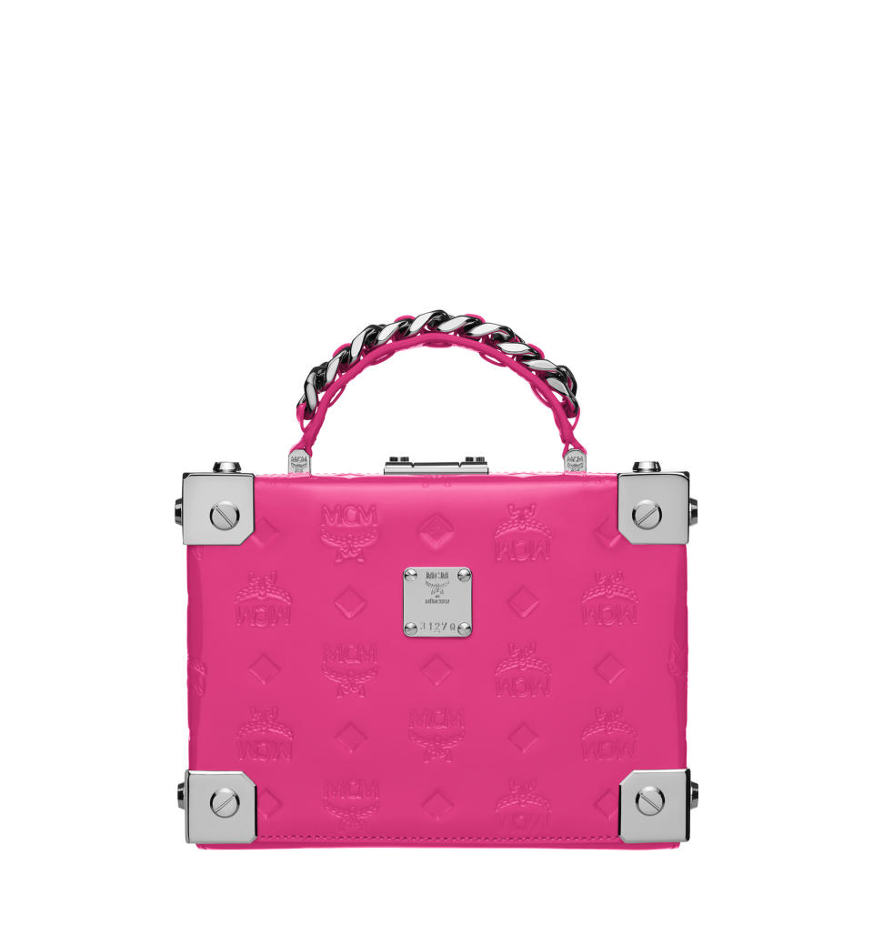 MCM NEON BERLIN CROSSBODY BAG, POA (PHOTO: MCM)