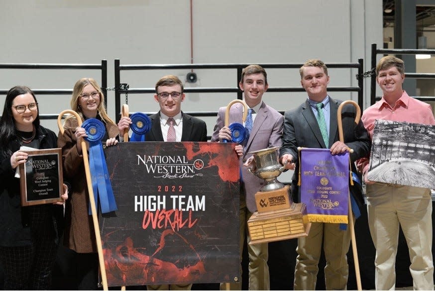 Texas Tech University’s Wool Judging Team started 2022 competition strong, capturing a pair of titles to open its season.