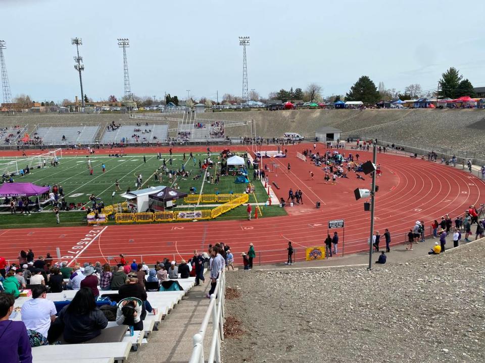More than 1,000 Northwest athletes competed at the 60th Pasco Invitational track and field meet at Edgar Brown Stadium in Pasco on Saturday.