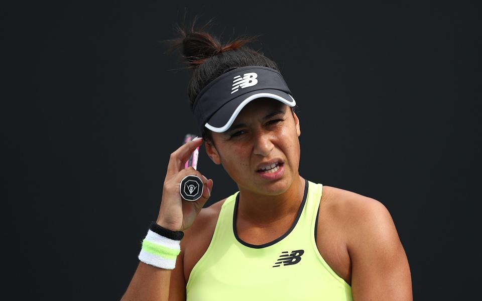 Despite the loss, the Brit can at least be happy with her overall Australian summer, which included a semi-final in Hobart - Getty Images AsiaPac