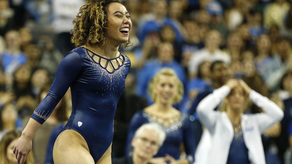 Katelyn Ohashi. (Foto de Katharine Lotze/Getty Images)